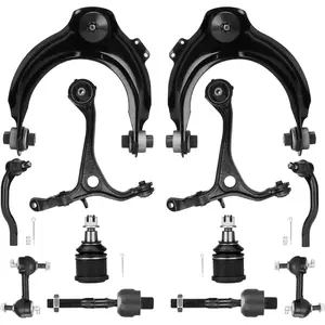 Front Suspension Kit Upper Lower Control Arms Ball Joints,