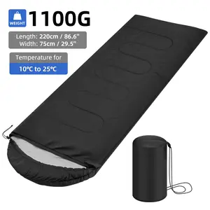 [SummerWins] Portable 2-in-1 Camping Sleeping Bag, Lightweight Waterproof Sleeping Bag for Hiking RV Travel, Convertible Blanket Comforter Adult Sleeping Bag 10℃~25℃