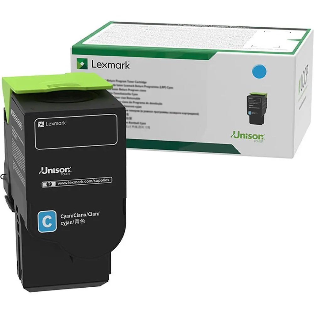 Lexmark 78C10C0 Cyan Return Programme Toner Cartridge