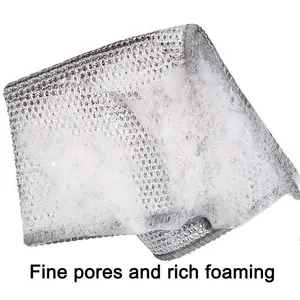 10 Pieces Multi-Functional Anti-Scratch Steel Wool Cloth – Double-Layer Reusable Wet and Dry Dishwashing Cloth, Suitable for Sink, Pots, and Tableware, Durable and Washable Kitchen Cleaning Cloth