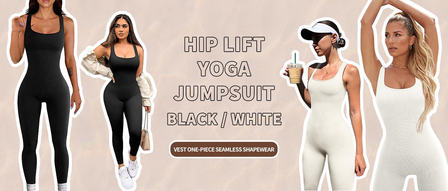 Women's Seamless Spandex Long Sleeve Tank Top - Suspender-Attached Strapback Sports Bra, Plain Design, Button Accents, Defined Waist, Machine Washable