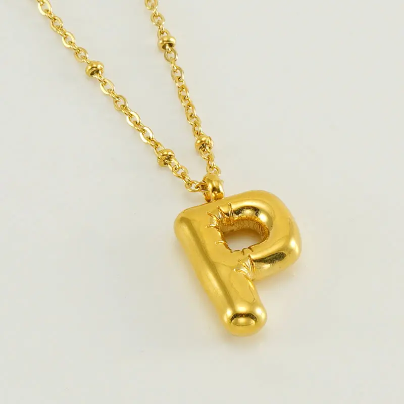 Gold P (with chain)