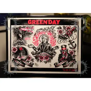 Green Day 'Saviors' Limited Edition Flash Print