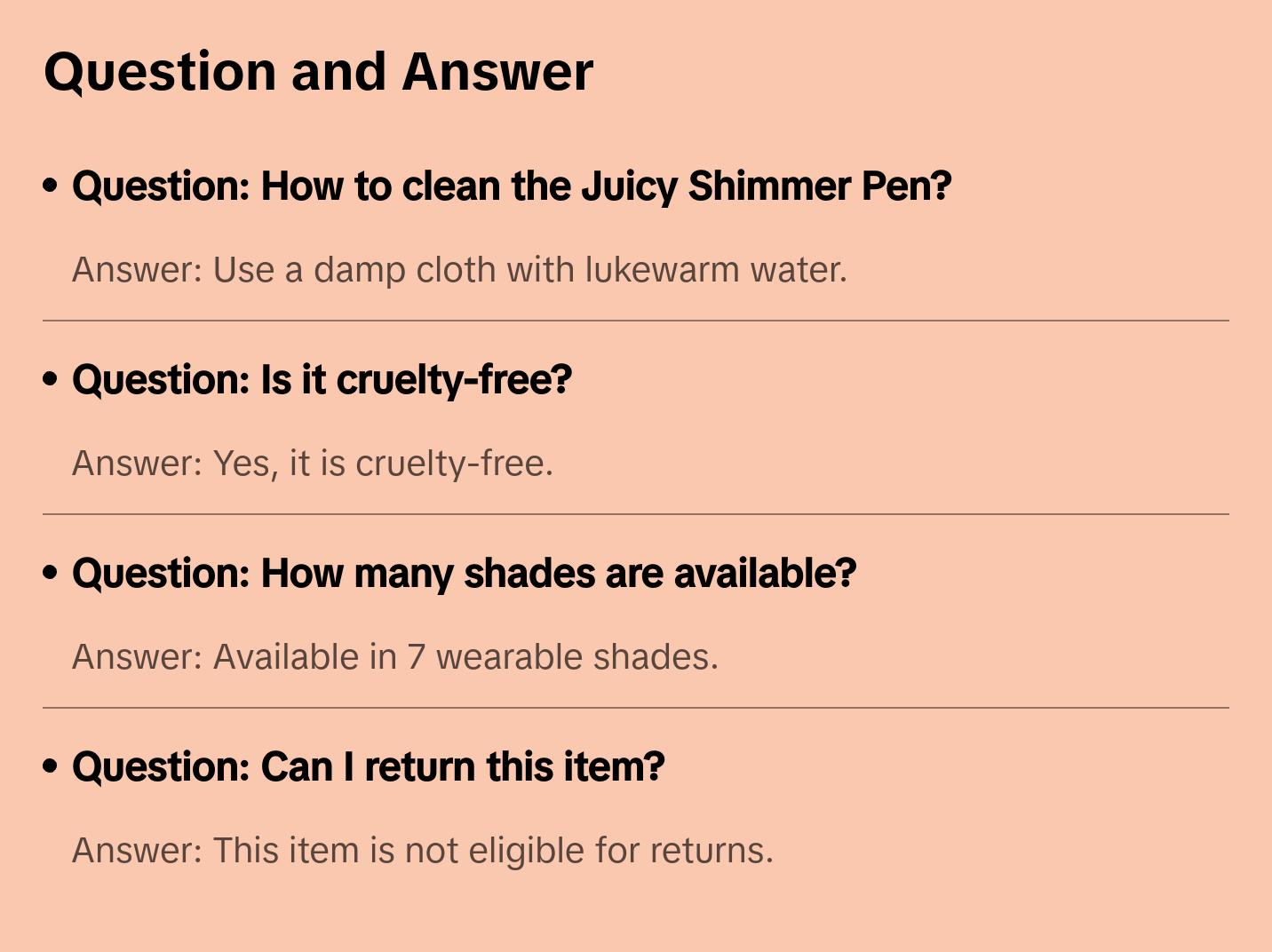 Juicy Shimmer Pen Chic Womenswear