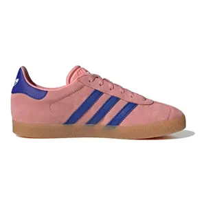 Adidas Gazelle J Semi Pink Spark Lucid Blue Women's Authentic Shoes Footwear Sneaker Trainer Comfortable Walking Fashion Trending Gift