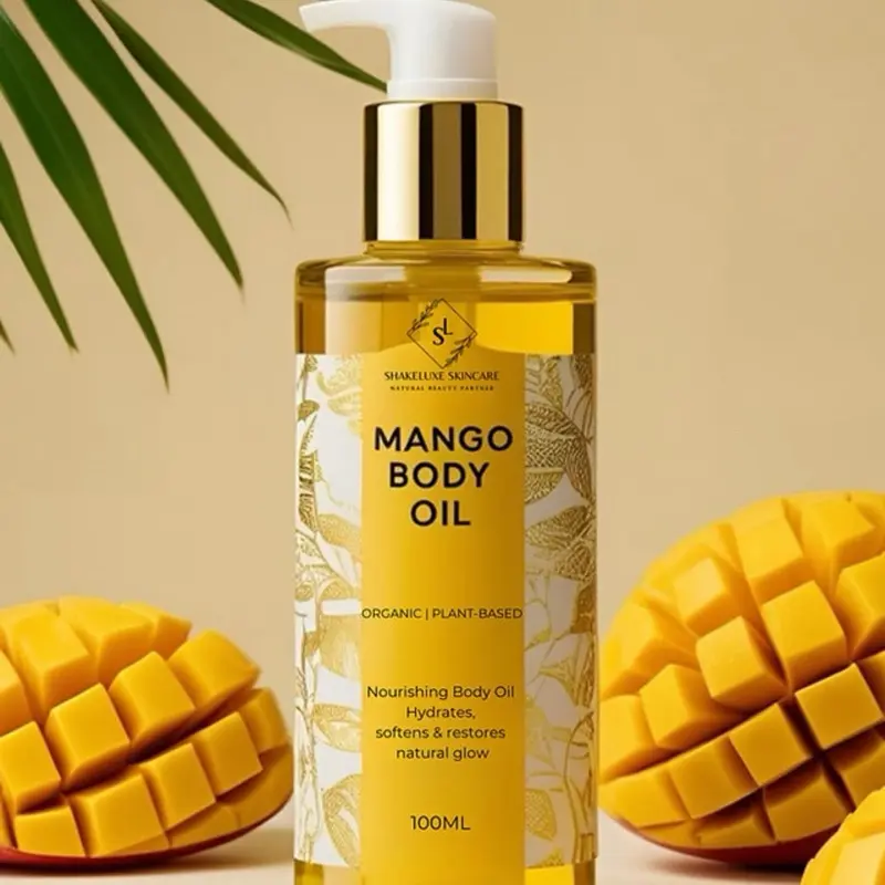 ShakeLuxe Skincare Mango Body Oil - Long-Lasting Hydration for Soft and Smooth Skin