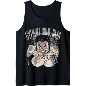 Gyomei Himejima Vintage Tank Top, Demon Slayer Anime Graphic Tank, Gyomei Retro Shirt, Classic Streetwear Muscle Tee, Vintage Hashira Tank, Timeless Anime Core Top For Collectors