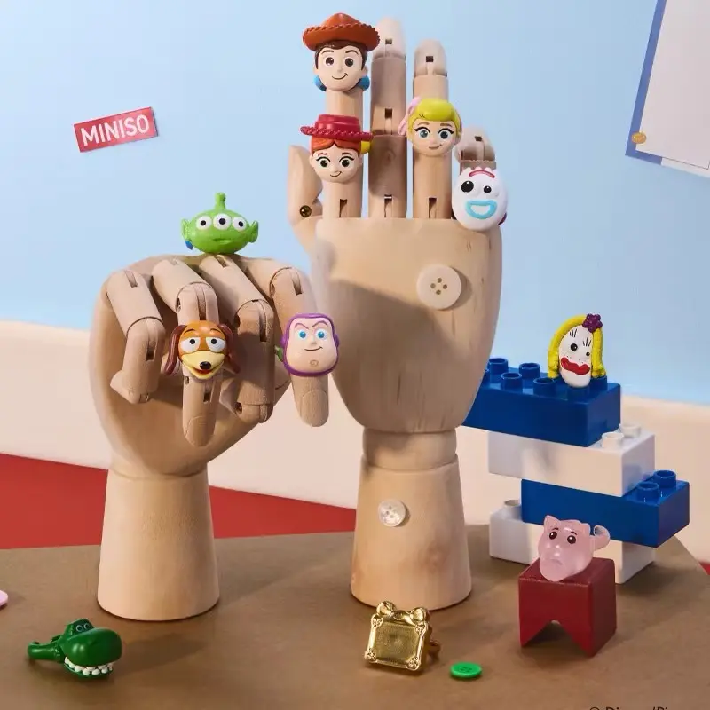 Disney Toy Story Themed Figurine Capsule Ring Blind Box - Lovely Cartoon Character Finger Ring, Random Surprise Collectible Jewelry, Single Box, Perfect Gift for Kids and Collectors, Birthday, Back to School