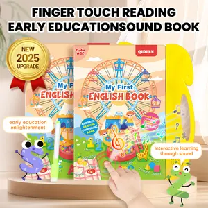 Smart Finger Touch Audio Toy – Learn English with 114 Words + 26 Letters + 15 Interactive Practices + 7 Themes + 4 Songs! Fun & Educational Learning for Kids-G