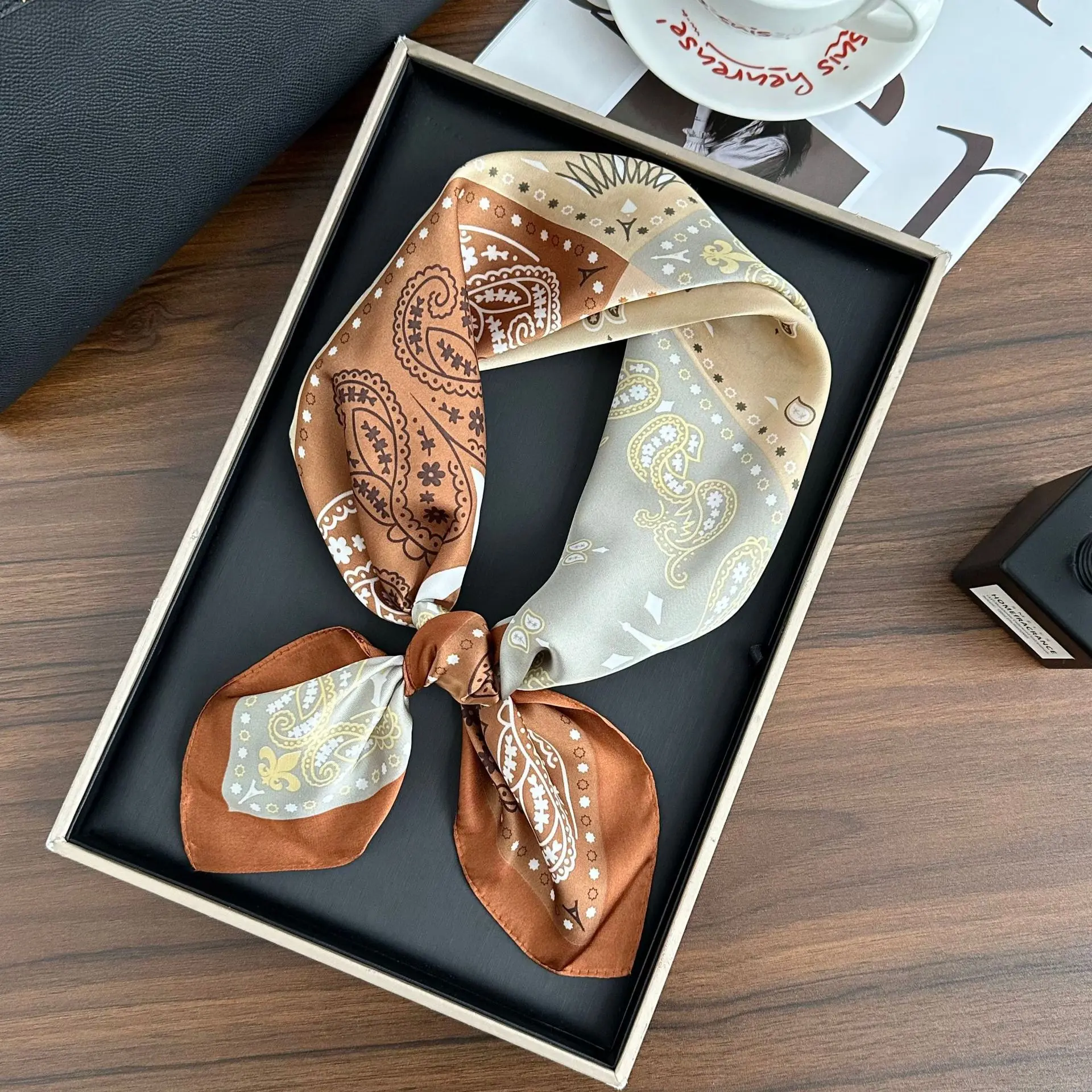 Four color coffee cashew flower