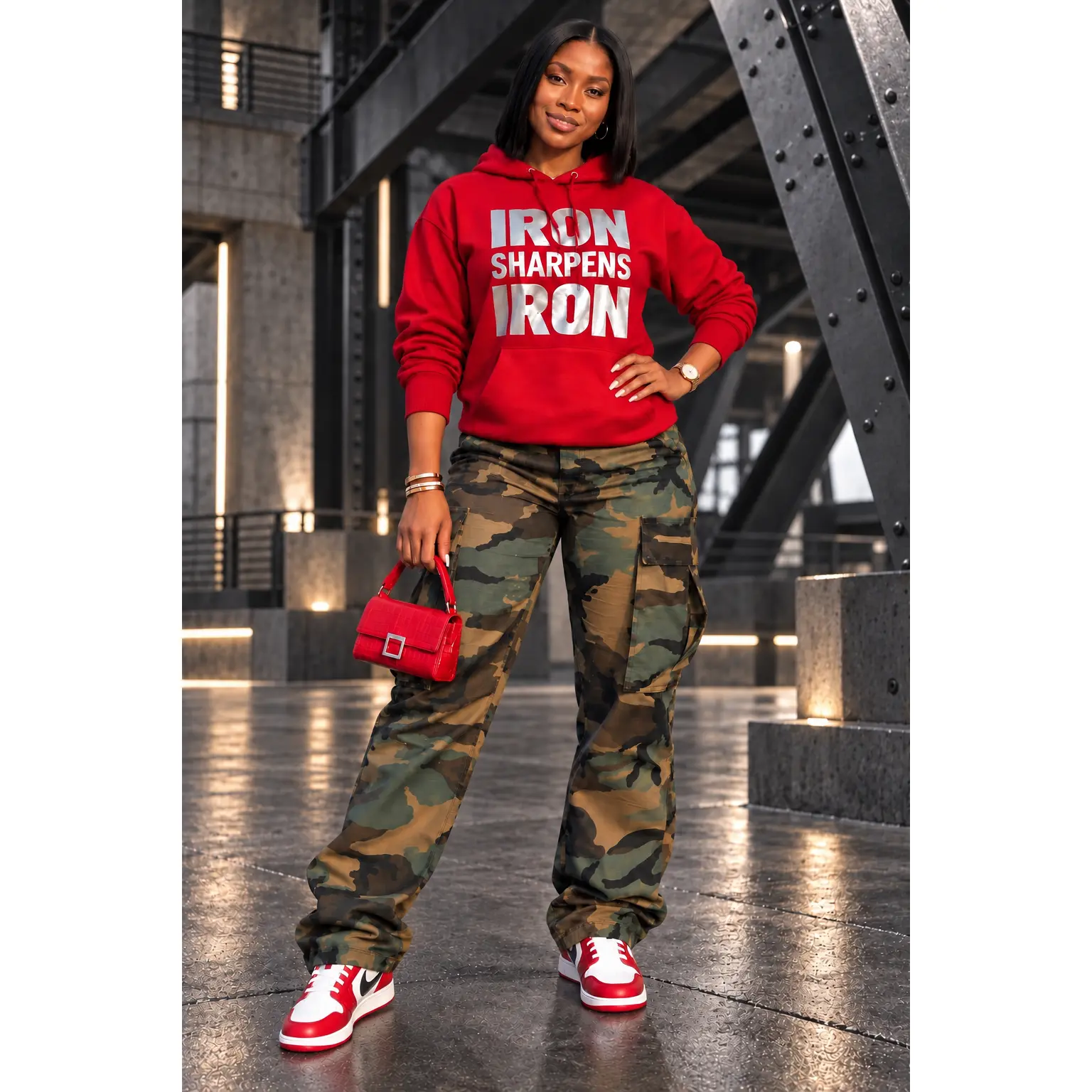 IRON SHARPENS IRON FAITH BASED HOODIE