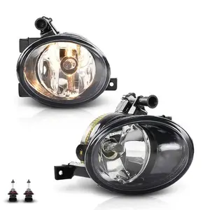 Fit For 2011 2012 2013 2014 Volkswagen Touareg Fog Lights Bumper Lamps w/ Bulbs G-PLUS