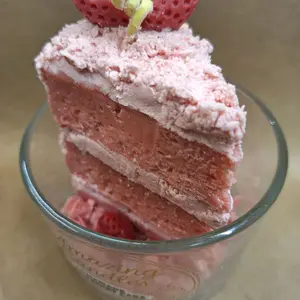 Old Fashioned Sliced Cake Candle Old Fashioned Sliced Cake Candle