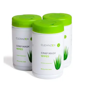 Cleanzex CPAP Mask Wipes- 3 Canister - 12PK
