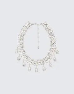 Lioré Silver Crystal Choker