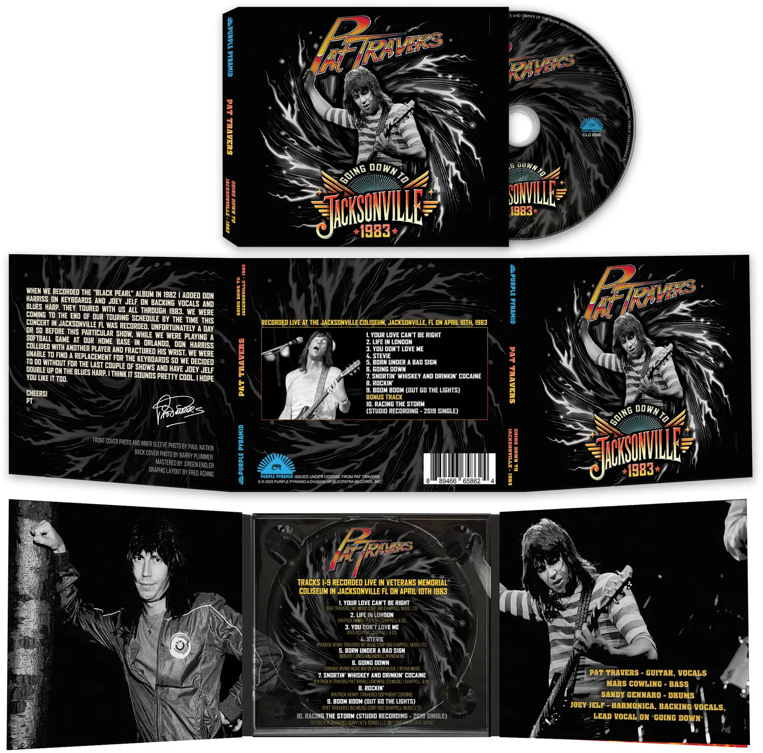 Pat Travers - Going Down To Jacksonville - 1983  [COMPACT DISC - CD]
