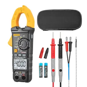 Digital Clamp Meter Multimeter 4000 Counts  Tester with Auto Range,  , AC Current, Resistance, Capacitance, Continuity Diode,Live Wire Test, NCV, True RMS, AC Current Meter LD202A+