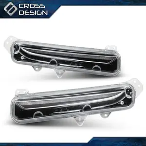 CROSSDESIGN Set of 2 Fog Light Lamp LED Fit For 2016-2017 Lincoln MKX Left+Right FA1Z-13200