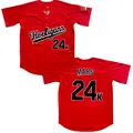 Men's Hooligans 24K Fan Jersey White Red Embroidery Festival Shirts Gift Party S~3XL