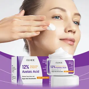 OUHOE Azelaic Acid Acne Care Cream, Gently Moisturizes And Improves Facial Acne Brightening And Moisturizing Cream