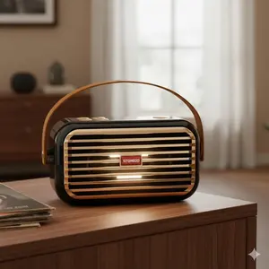 TWS Portable Bluetooth Speaker with Powerful Stereo Bass, Wireless Dual Pairing for Outdoor, Home, Party - Compact, Sync Sound, Multi-Scenario Use