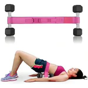 Heavy Duty Hip Thrust Band - Booty Belt For Dumbbells, Kettlebells & Weights - Glute Bridge Band
