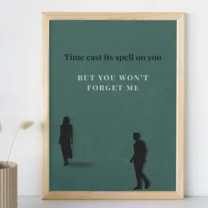 Fleetwood Mac Silver Springs Lyric Poster, Stevie Nicks Inspired Wall Art Print, Vintage Song Quote Decor, Retro Music Poster for Home or Gift