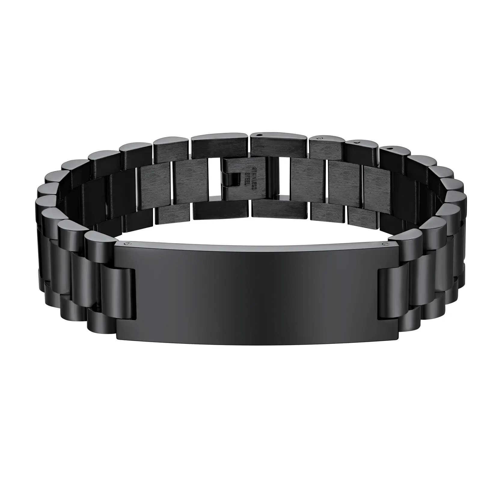 Style 3-Black-15mm(with watch link removal tool)