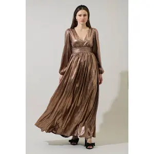 Tasha Metallic Kitt Maxi Dress