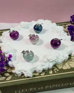 Rainbow Fluorite Mini Apple Carving – Intuitively Chosen