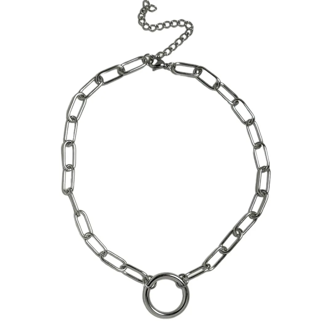 Limitless Industrial Chain Handmade Stainless Steel Hypoallergenic Tarnish Resistant Unisex Necklace Fever Dreamz