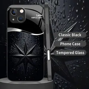 Luxury Star Phone Case — Realistic Raindrop Techwear Black Cover for iPhone 14 — 975