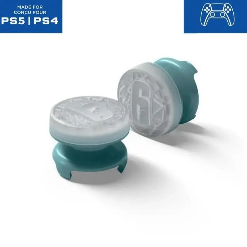 Wear-Resistant Silicone Thumb Grips Aim Boost Kit for PS4, PS5, Xbox Series X/S, Xbox 1 - Built-In Precision Dampening Rings, Non-Slip Texture, Smoother Controller Aiming & Operation