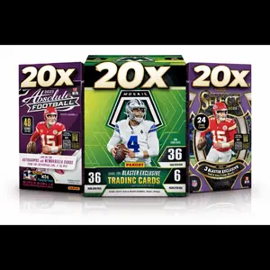 PYT - 3 Case Break (60 Boxes) 2025 Panini Mosaic Football Blasters, Panini Absolute Football Blasters, Panini Select Football Blasters.