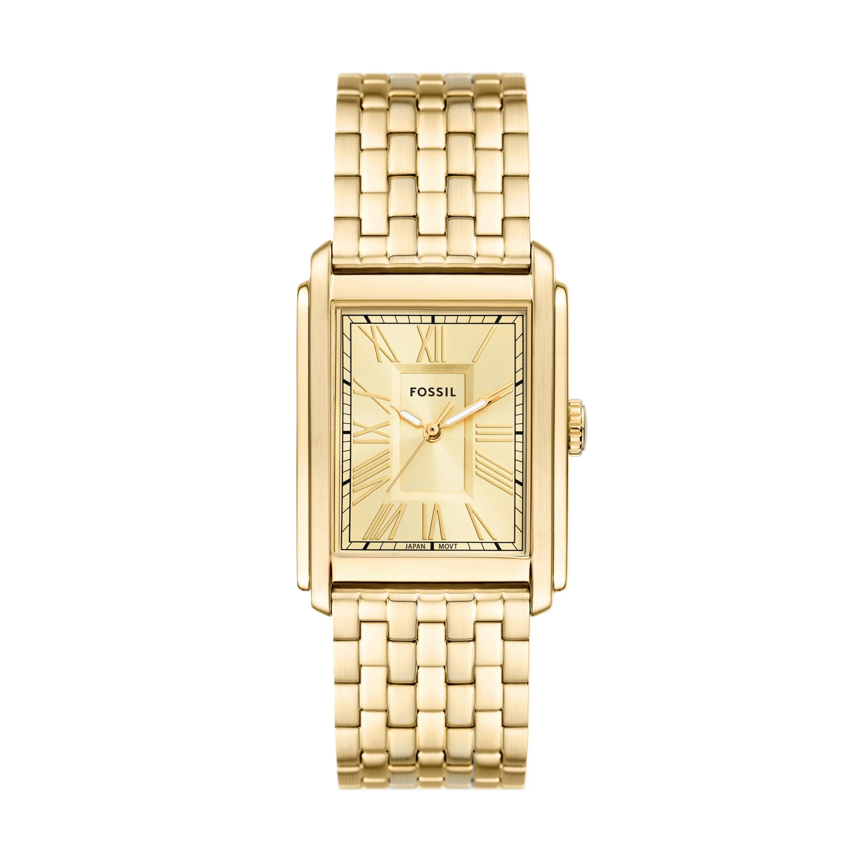 Fossil Men's Carraway Three-Hand, Gold-Tone Stainless Steel Watch