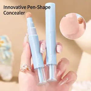 Concealer Stick, buildable liquid concealer with sponge applicator, covers dark circles, redness, and colorful tattoos, oil-controlling matte finish tiktokshopspringglowup