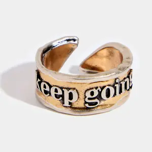 Keep Going Remember Adjustable Ring - Durable Design, Adjustable Fit, Ideal for Everyday Use Handmade Jewelry