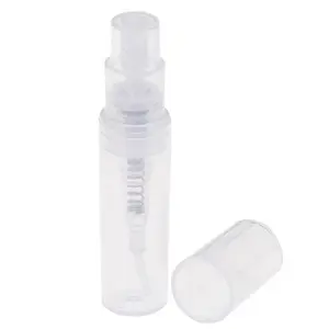 100pcs 3ml mini clear plastic refillable spray bottles portable perfume mouthwash sample vial cosmetic atomizer container