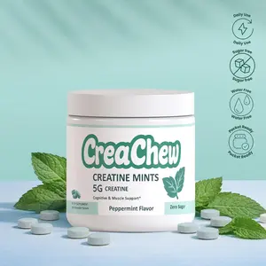 CreaChew Creatine Monohydrate Chewable Mints CreaChew Creatine Monohydrate Chewable Mints