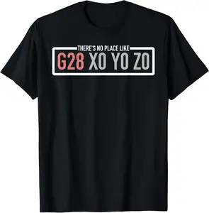 100% Cotton CNC Machinist There's No Place Like G28 X0 Y0 Z0 T-Shirt Fabric Menswear gift for all streetwear