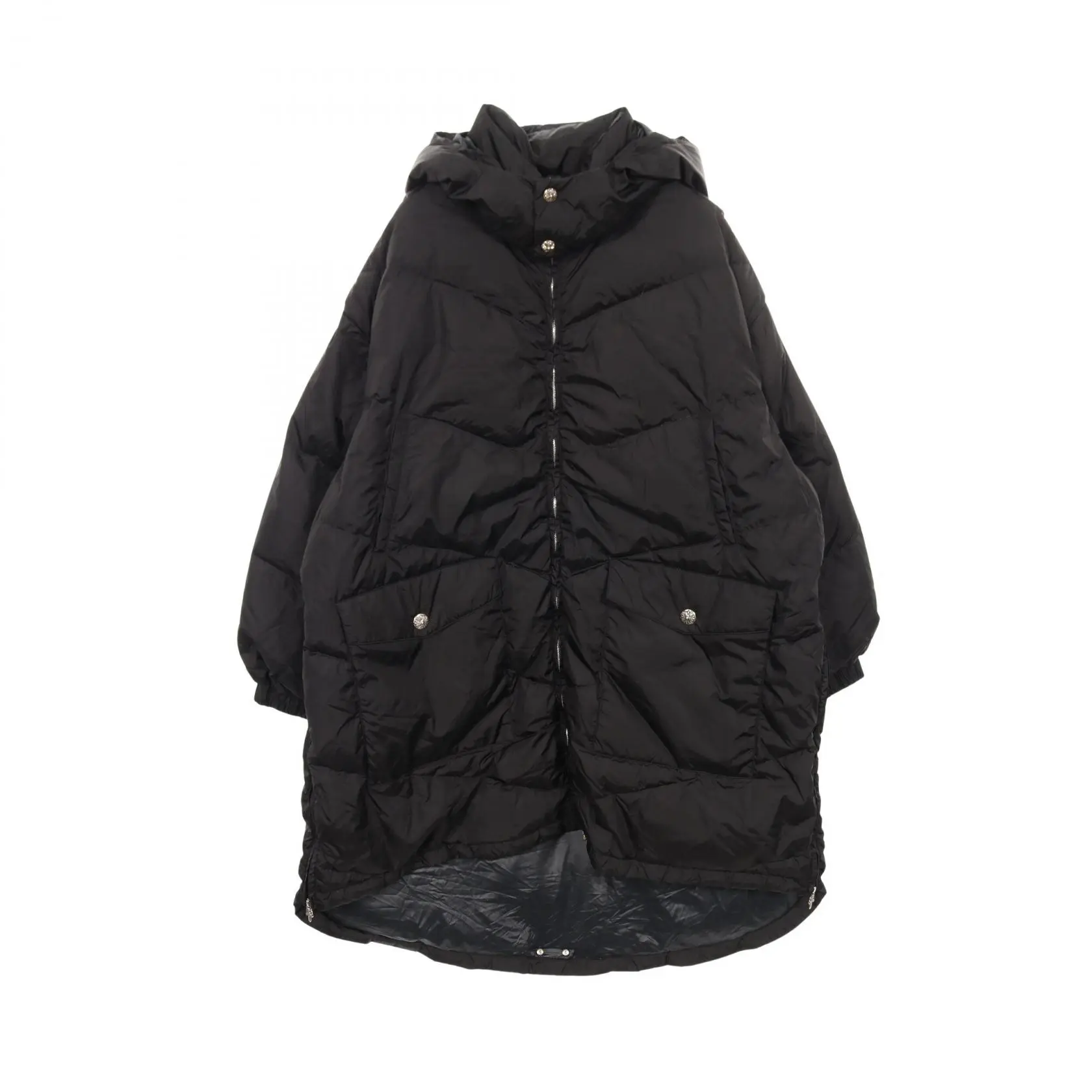 Pre-owned Chrome Hearts Nylon Small Leather Goods Down Jacket