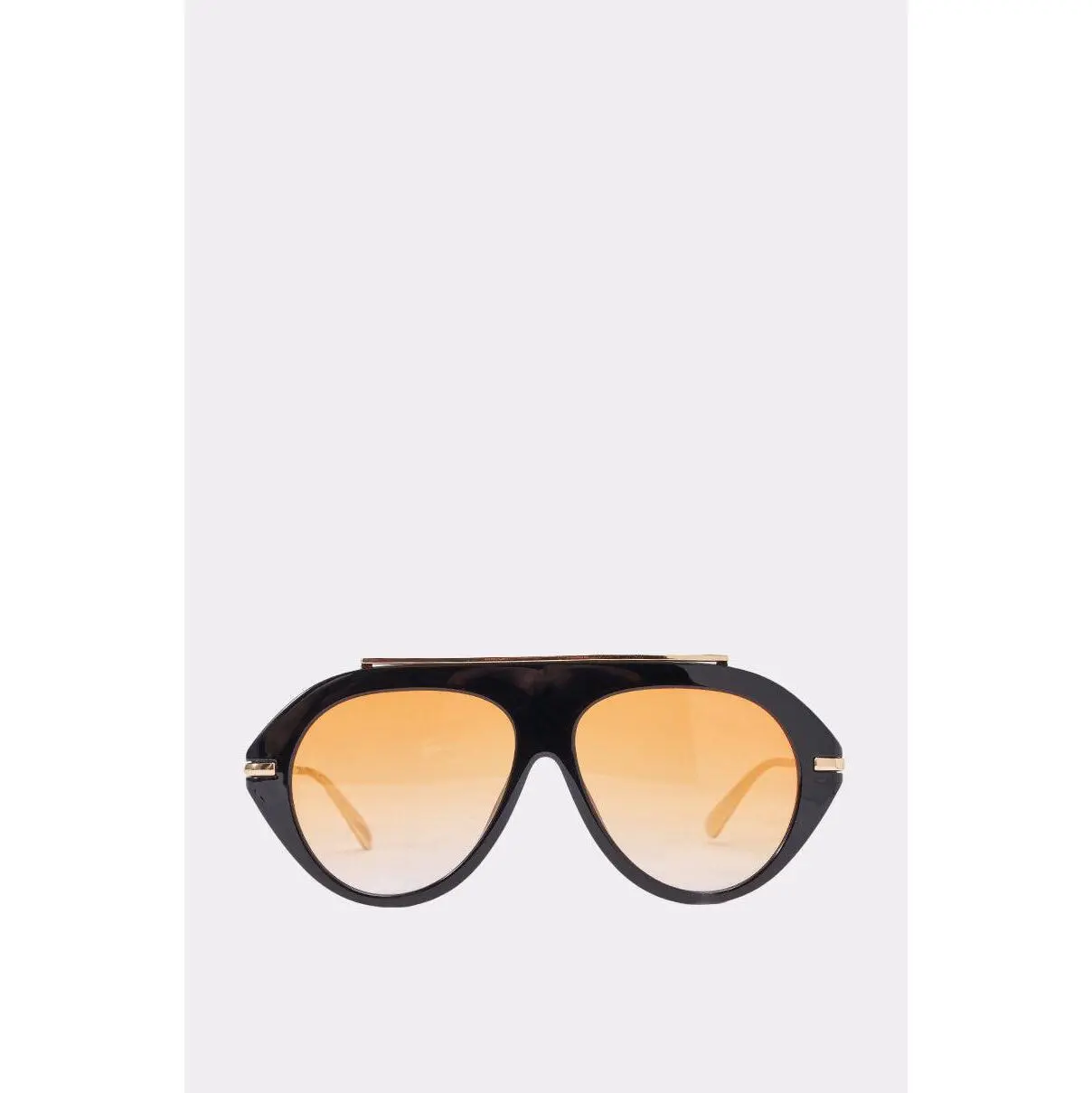 LUXE AIR SUNGLASSES IN BLACK ORANGE