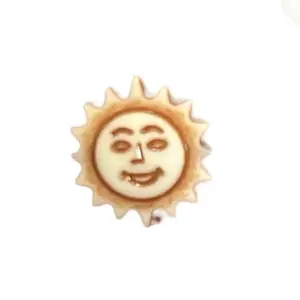 Sun stud earrings
