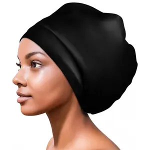 Extra Large Waterproof Swimming Cap for Women&Men with Braids and Locs, Ideal for Summer Pool Vacations