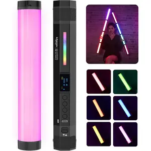 VL110 RGB Light Wand, Handheld Light Stick Camera LED Video Tube Light Bar, 2500-9000K Dimmable, 2600mAh Battry CRI 95+ with  Attraction for Photography Vlog