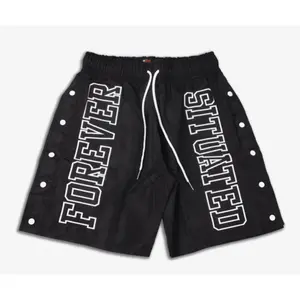 Forever Situated 'Nylon Track Shorts Black'