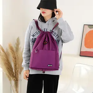 Viral Waterproof Drawstring Backpack | Lightweight Gym Sack for Men & Women