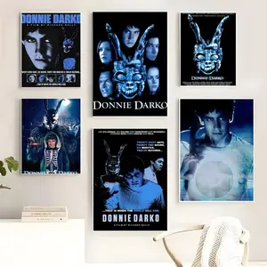 Movie D-Donnie D-Darko Poster HD Sticky Waterproof Wall Art | High Quality Print Aesthetic Home Living Bedroom Bathroom hallway Decor Trendy Room Decoration | Multiple Size Options Available