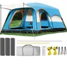 8-12 Person Large Camping Tent Perfect for Beginners Easy & Quick Setup 4-Season Waterproof Windproof Insect-Proof 2 Bedrooms 1 Living Room Glamping Hiking Camping Essentials Camping Accessories Tent for Camping Halloween Black Friday Christmas Gift