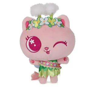 Gabby's Dollhouse, Celebration Series 6-Inch Tall Kitty Fairy Plushies, Stuffed Animal Kids Toys